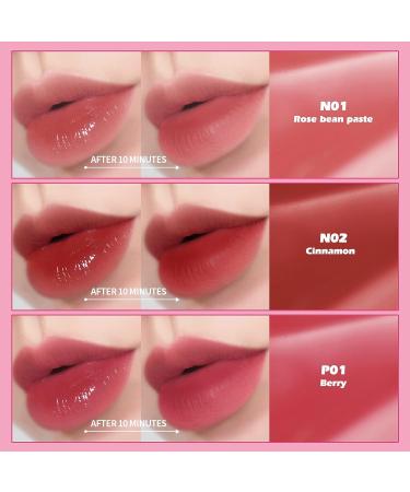 KIMUSE Water Gel Lip Tint Set - 6 Colors | Long Lasting & Hydrating Lip Stains | Lightweight Glossy Lip Makeup - Buy Online on GoSupps.com
