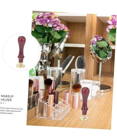 TOVINANNA 2 Pcs Dispensing Plate Tool Eyeshadow Stamper Wooden Stamps Coffee Beans Copper Copper Head Repair 1 count (Pack of 1) Brownx2pcs - Buy Online on GoSupps.com