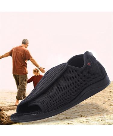 Yytcsjz Unisex Diabetic Slippers - Lightweight Air Cushion Walking Shoes for Elderly & Swollen Feet | Comfy Orthopedic Footwear for Plantar Fasciitis - Grey Size 12 - Buy Online on GoSupps.com