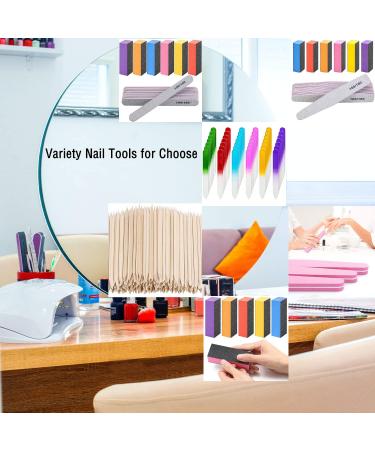 16pcs Nail File Buffer Kit - Coarse Nail Files & Colorful Nail Buffer Set for Manicure/Pedicure - Buy Online on GoSupps.com