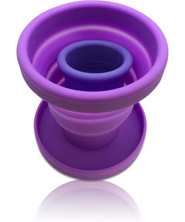 Avaloona Menstrual Cup Cleaning Cup - Foldable Sterilization & Storage (Purple) | 1-Pack - Eco-Friendly & Reusable - Buy Online on GoSupps.com