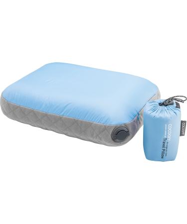 Cocoon - Premium - Ultralight AirCore Hood Pillow - Light Blue Grey - One Size Light Blue One Size