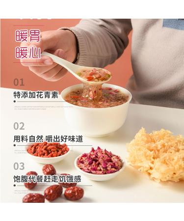 Lotus root powder soup Rose and white fungus soup with lotus root powder Lotus root powder 17.6oz/500g  - Buy Online on GoSupps.com