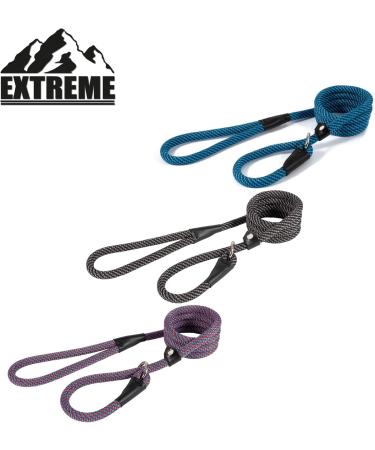 Ancol Extreme Rope Retriever Leash 1.5m x 12mm - Durable Blue Dog Leash for All Breeds | International Shipping Available - Buy Online on GoSupps.com