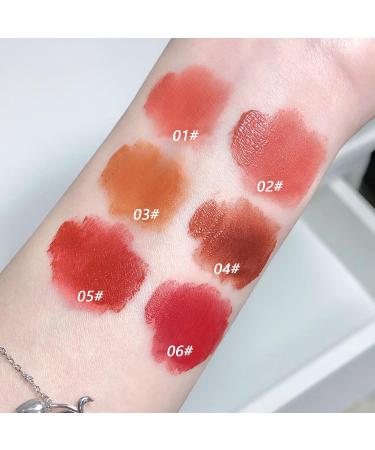 Super Cute Bunny Lip Glaze Keychain Lip Gloss - Portable Matte Velvet Lipstick Set (6 Pcs) for Girls | International Shipping - Buy Online on GoSupps.com