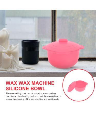 Fomiyes 2-Piece Melting Beauty Wax Bean Pot Set - Non-Stick Heating Accessories for Salon Use - Pink 14x11cm - Perfect for Women & Girls - Buy Online on GoSupps.com