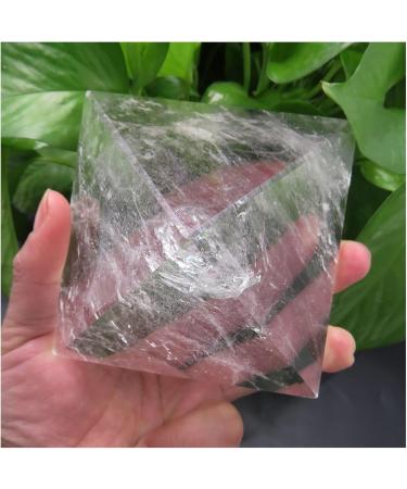 88 * 88 * 57mm Large Rock Clear Quartz Crystal Pyramid Handmade Pyramid Reiki Home Decoration Fengshui Stone Crystal Reiki - Buy Online on GoSupps.com