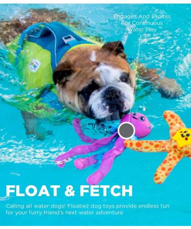 Outward Hound Floatiez Turtle Floating Interactive Dog Toy Medium - Buy Online on GoSupps.com
