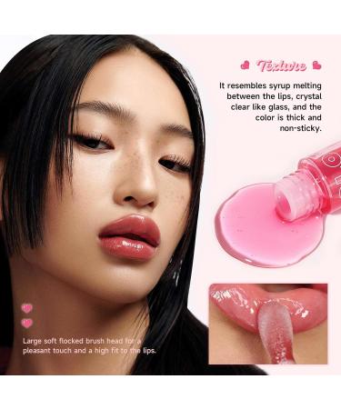 Honeyouth Lip Plumper Raspberry (0.19 Fl. Oz.) Lip Gloss Natural Lip Oil 2in1 Lip Care Serum for Beautiful Fuller-Looking Lips Hydrating & Reduce Fine Lines Peach - Buy Online on GoSupps.com