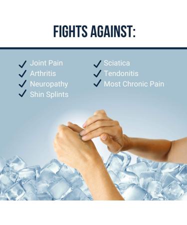 Dr Pat's Ultra Freeze Pain Relief Cream - Effective Muscle Rub Gel for Arthritis Neuropathy & Joint Pain - Cooling Analgesic for Back Shoulders & Knees - Buy Online on GoSupps.com