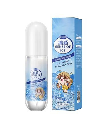 Cooling Skin Spray | Refreshing Mint Spray | Rapid Cooling Minty Mist with Calming Properties Summer Body Mist Fragrance for When Feeling Hot Swollen and Uncomfortable