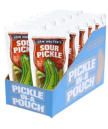 Van Holten's Pickles - Jumbo Sour Pickle-In-A-Pouch - 12 Pack