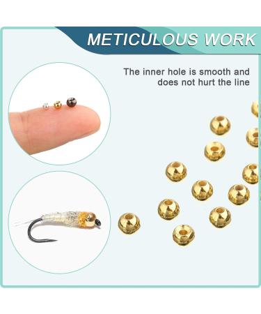 Skylety 120pc Fly Tying Beads w/ Plastic Box - Tungsten Round Ball Head Fly Tying Materials in Black Nickel, Gold, Silver - 3.0mm, 2.5mm, 2.0mm - Buy Online on GoSupps.com