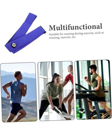 UNOMOR Heart Rate Monitor Chest Strap - Sport Frequency Tape Tool - Adjustable Blue 17.00x0.10cm - Buy Online on GoSupps.com
