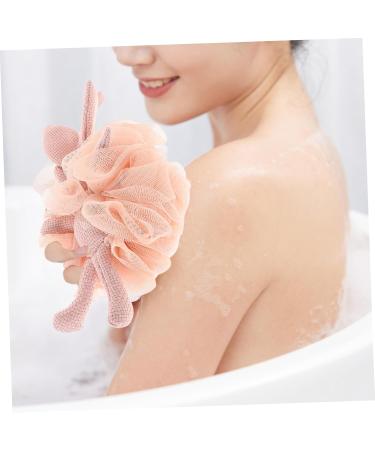 Didiseaon Bath Mesh Sponge Bath Scrub Bath Loofahs Balls Bathing Accessories Adorable Shower Balls Exfoliating Loofah Bath Shower Pouf Sponge Mesh Bath Household Products Clean Pe Pink Child - Buy Online on GoSupps.com