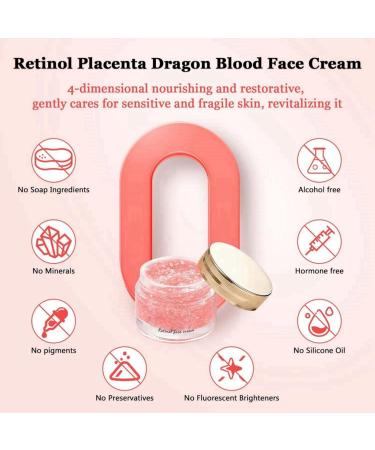 Dragon Blood Serum Face Moisturizer Dragon Blood Cream Retinol Placenta Dragon Blood Cream Anti Aging Cream Retinol Elastic Firming Cream Dragon Blood Cream for Brighten Skin Tone & Fade Fine Lines - Buy Online on GoSupps.com