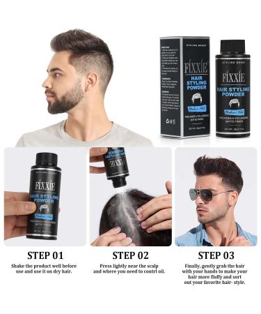 Buy Natural Hair Styling Powder for Volume & Texture - Strong Hold Volumising Powder for Men | 20g - Buy Online on GoSupps.com