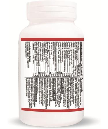 Nutridom Daily Multivitamin for Women over 50 with Beta-carotene Vitamin A D3 E C B K2 Biotin Calcium Magnesium Zinc Iodine Manganese Pottasium Copper Chromium Selenium Molybdenum Lutein Choline L-Methionine Inositol (60 Vegan capsules) - Buy Online on GoSupps.com