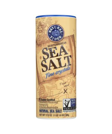 Natural Tides, Sea Salt Fine, 17.6 Ounce
