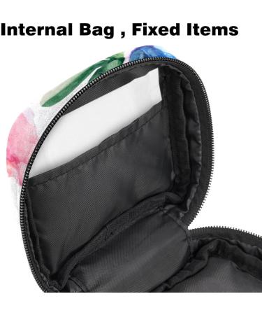 Portable Women's Binding-Up Bags | Menstrual Cup Pocket & Pads for Teens | Cute Pink Flower & Blue Butterfly Designs - Buy Online on GoSupps.com