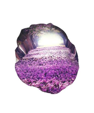 Landscape Flowers Printed Waterproof Shower Cap - Fits All Head Sizes, Ideal for Women with All Hair Textures - Buy Online on GoSupps.com