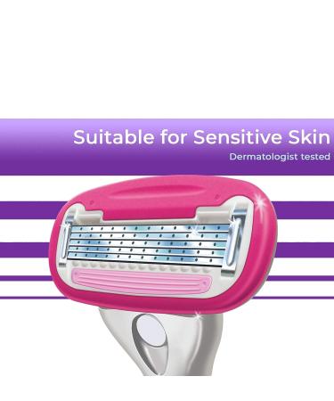 Personna Women's 5 Blade Razor Cartridges - Bulk Pack of 24 Replacement Blades - Buy Online on GoSupps.com
