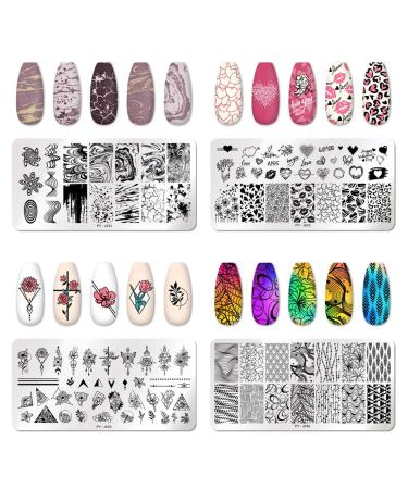 Professional Stainless Steel Manicure Set J25 3 Pieces with Stamp & Scraper - International Shipping - Buy Online on GoSupps.com