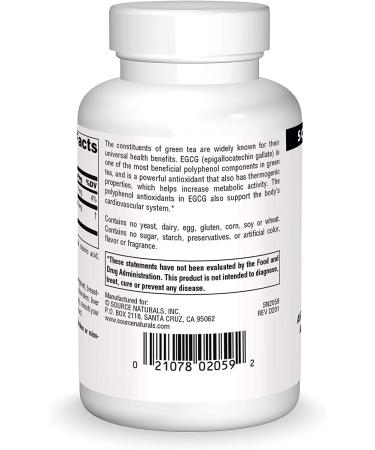 Source Naturals EGCG 350 mg - Antioxidant Support - 120 Tablets - Buy Online on GoSupps.com