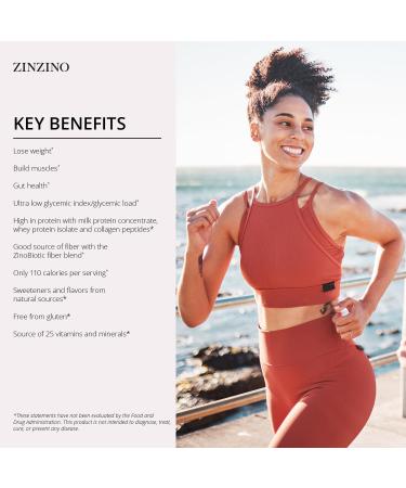Buy ZINZINO LeanShake Strawberry - 16 Single Serve Packets | Healthy Meal Replacement - International Shipping Available - Buy Online on GoSupps.com