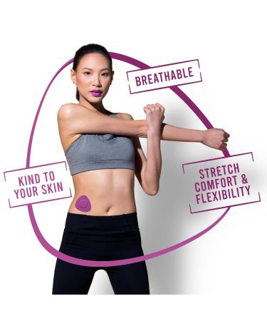 Not Just A Patch CGM Sensor Patches for Freestyle Libre and Medtronic Sensors (20 Pack) - Water Resistant & Durable for 10-14 Days - Pre-Cut Freestyle Libre 2 Sensor Covers in Purple - Buy Online on GoSupps.com