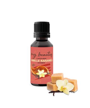 my beauties - Flavour Drops 30 ml - Vanilla & Caramel - Aroma drops for food - sugar-free and low in calories