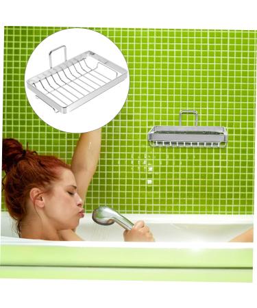 Amosfun 4pcs Soap Box Wall Soap Holder Metal Bar Soap Holder Soap Draining Racks Wall Soap Soap Holders Sponge Rack Water Stainless Steel Soap -mounted Organizer - Buy Online on GoSupps.com