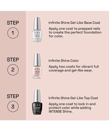 OPI Infinite Shine Long Wear Nail Polish | Vegan Clear Gel Base & Top Coat | Long Lasting Nail Protection - Buy Online on GoSupps.com