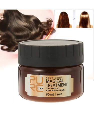 Magical Hair Treatment, Advanced Molecula Hair Roots Treatment Mask - Professional Hair Deep Conditioner, 5 Seconds to Restore Soft Hair (60 ml)