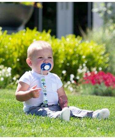 KGDUYC Soother Chains - Baby Pacifier Clip Chain (2 Pack) | Prevents Falling | Perfect Baby Baptism Gift - Buy Online on GoSupps.com