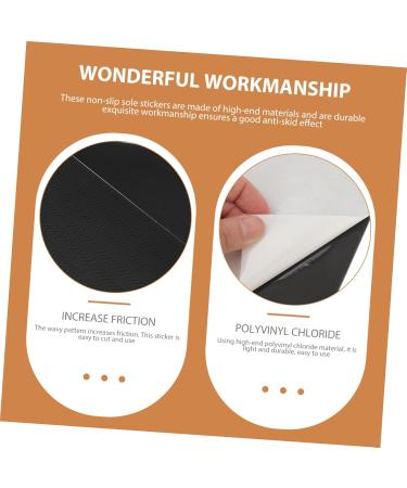TENDYCOCO 2pcs Anti-Wear Sole Stickers - Non-Skid Self-Adhesive Shoe Pads for High Heels & Sneakers - Durable Outsole Protectors - Buy Online on GoSupps.com