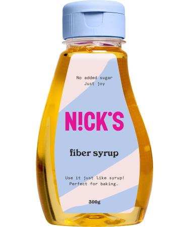 NICKS Fiber Syrup, Natural Vegan Fiber Syrup, Sugar Replacement Alternative 300g
