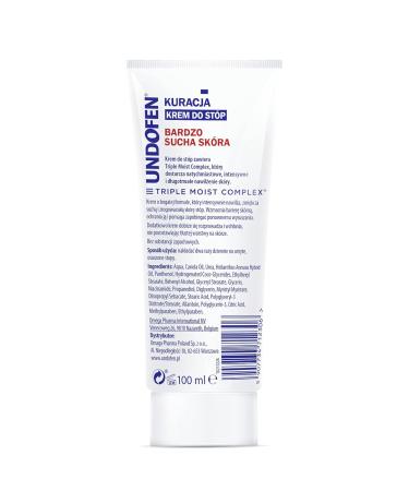 Undofen Kurz Cream 100ml - Intensive Moisturizer for Very Dry Skin | International Shipping - Buy Online on GoSupps.com