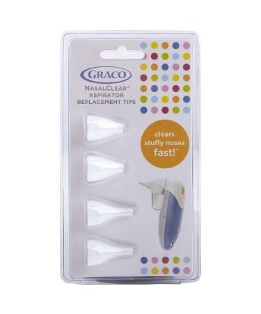 Graco NasalClear Aspirator Replacement Tips - 4 ct