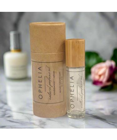 OPHELIA Luxury Perfume Oil Blend of Sandalwood Amber & Citrus Vegan Cruelty-Free Recylced Glass/Easy Glide - Buy Online on GoSupps.com