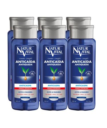 NaturVital NaturVital Pack of 6 Anti-Dandruff Anti-Hair Loss Units 300ml + 100ml