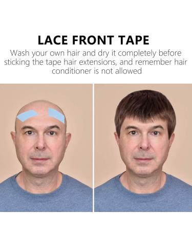 Luxshiny 36 Pieces Lace Front Wig Tape - Double-Sided Hair Extension & Hairdressing Salon Tape Strips (9x2cm) - Strong Adhesion for Lace Toupet - Buy Online on GoSupps.com