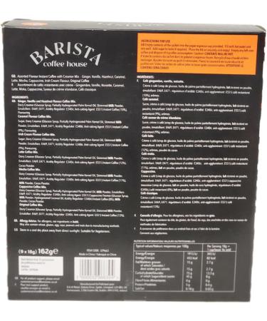 Barista Luxury Christmas Coffee Collection - Assorted Flavoured Instant Coffee Mix Xmas Gift Set - Buy Online on GoSupps.com