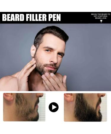 Niceram Bartstift for Men | Waterproof Beard & Hair Care Kit | Perfect Gifts for Men - Dark Brown - Buy Online on GoSupps.com
