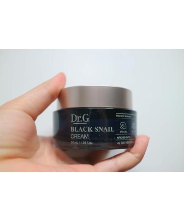 Dr.G Black Snail Cream 50ml - Hydrating Anti-Aging Skincare - 1.69 Fl Oz - Buy Online on GoSupps.com