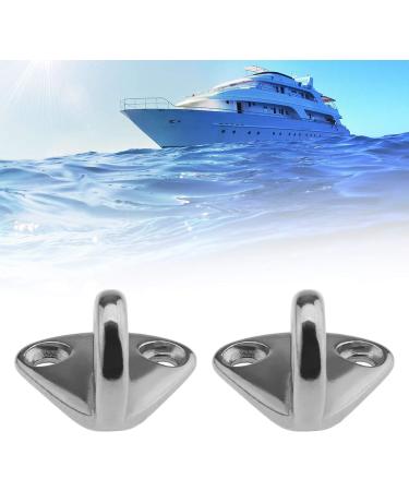 4Pcs Marine Grade 316 Stainless Steel Fending Pad Eye Fender Hook w/ Screws - Boat Ship Deck Hardware - Buy Online on GoSupps.com