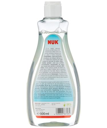 NUK Bottle Cleaner 500ml | Perfume-Free & pH-Neutral | Eco-Friendly & Ideal for Bottles Suckers & Accessories - Buy Online on GoSupps.com