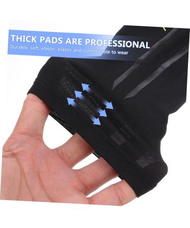 Mobestech Sports Arm Sleeves | Elbow Cushion Support Brace | Elbow Strap - Black - International Shipping Available - Buy Online on GoSupps.com