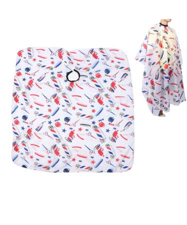 Buy ZJchao Adjustable Hair Cutting Cape - Professional Barber Salon Cape for Styling Coloring & Perming - 160x140cm - Buy Online on GoSupps.com