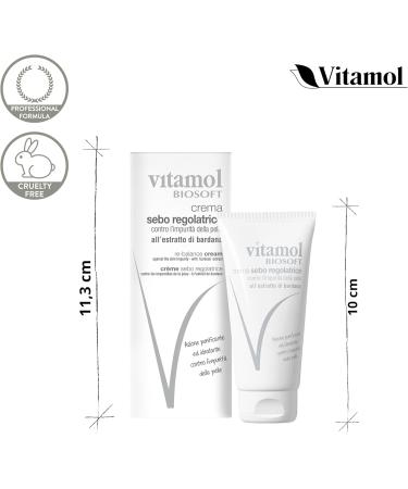 Vitamol Biosoft Sebum Regulating Cream against skin impurities acne pimples and blackheads - 40 ml - Buy Online on GoSupps.com
